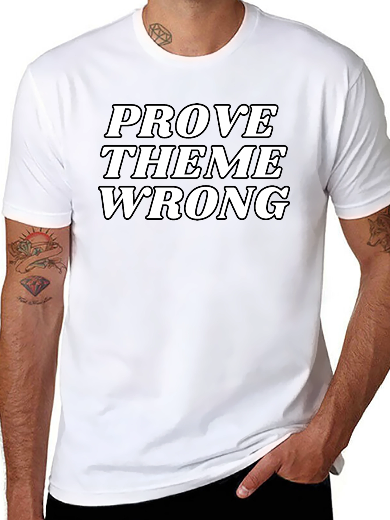 Prove Them Wrong Graphic Tee - Black