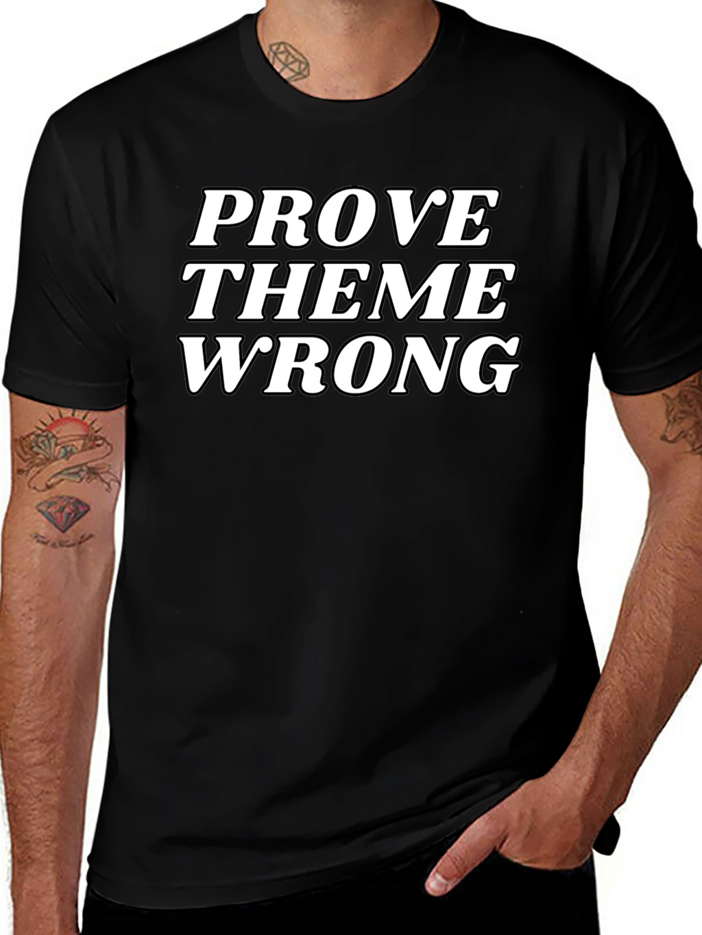 Prove Them Wrong Graphic Tee - Black