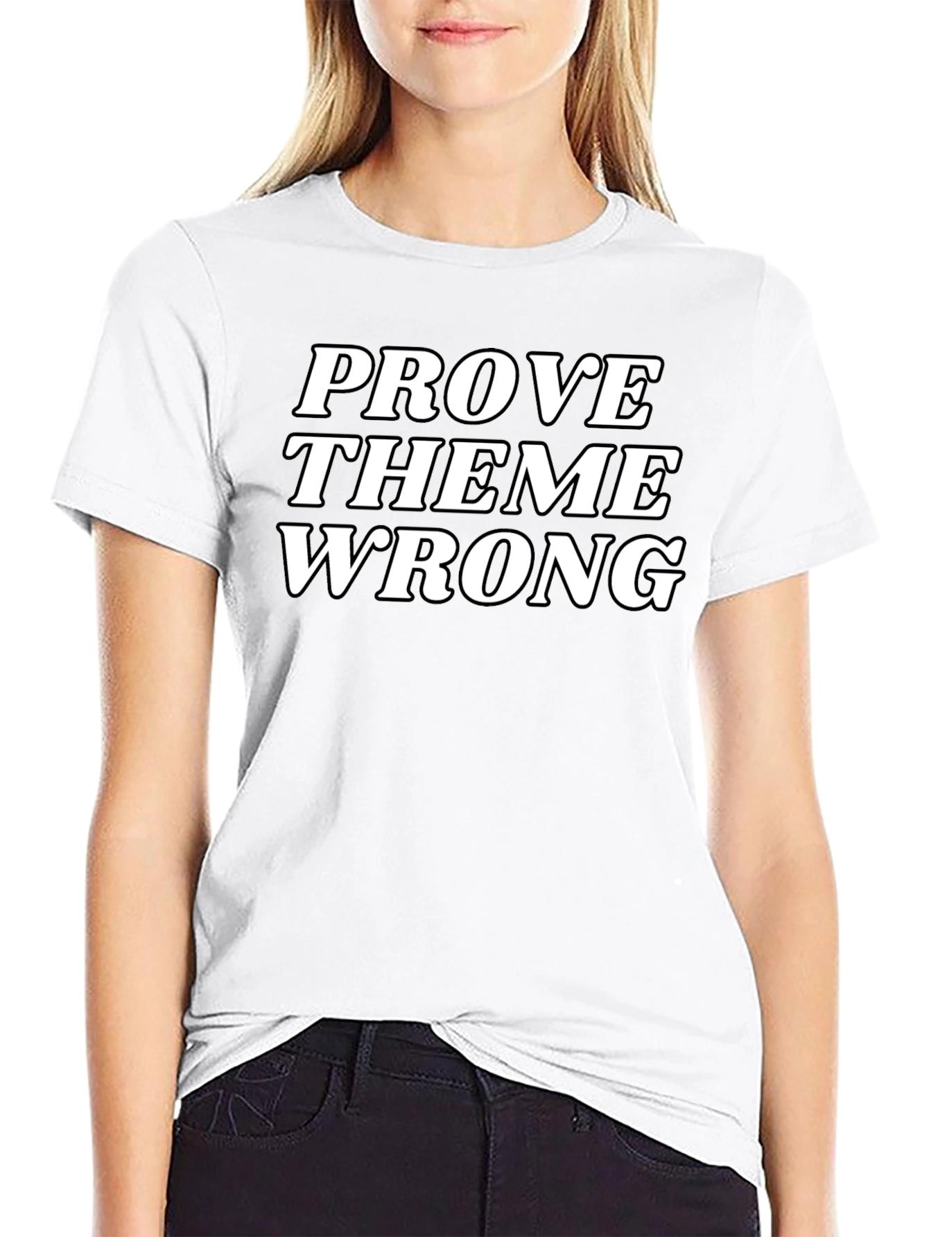 Prove Them Wrong Graphic Tee - Black
