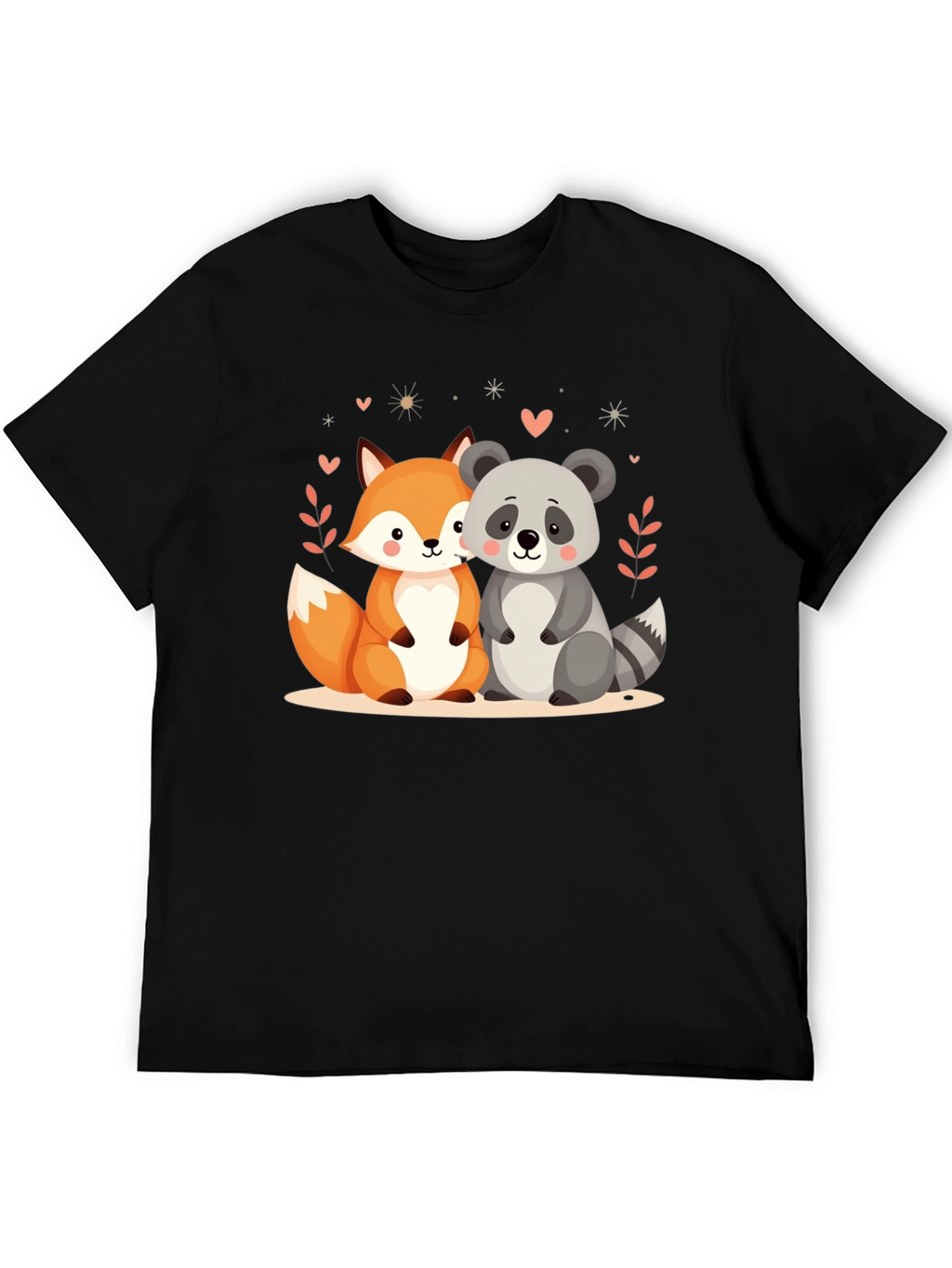 Cute Animal Friends Graphic Tee