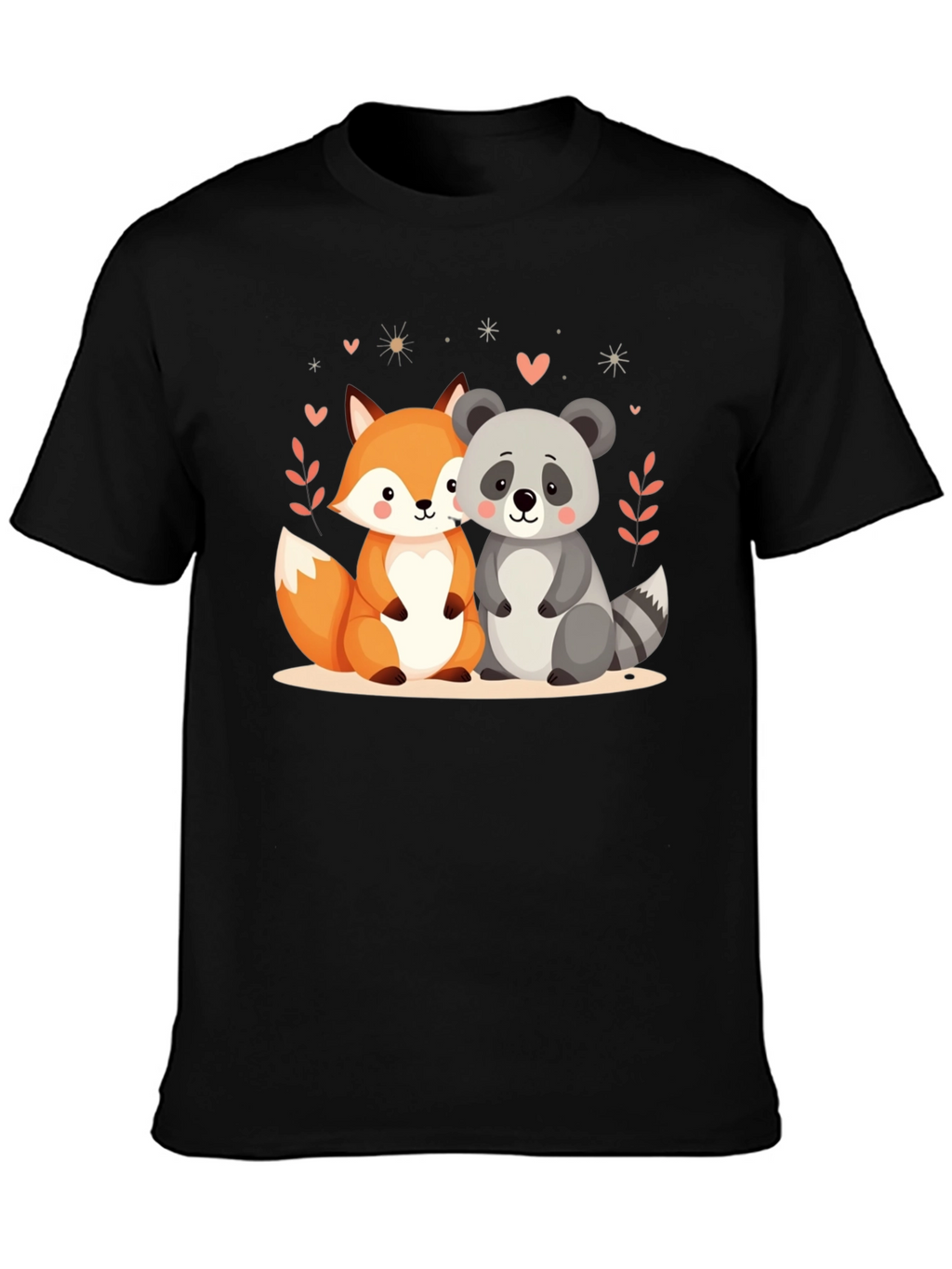 Cute Animal Friends Graphic Tee