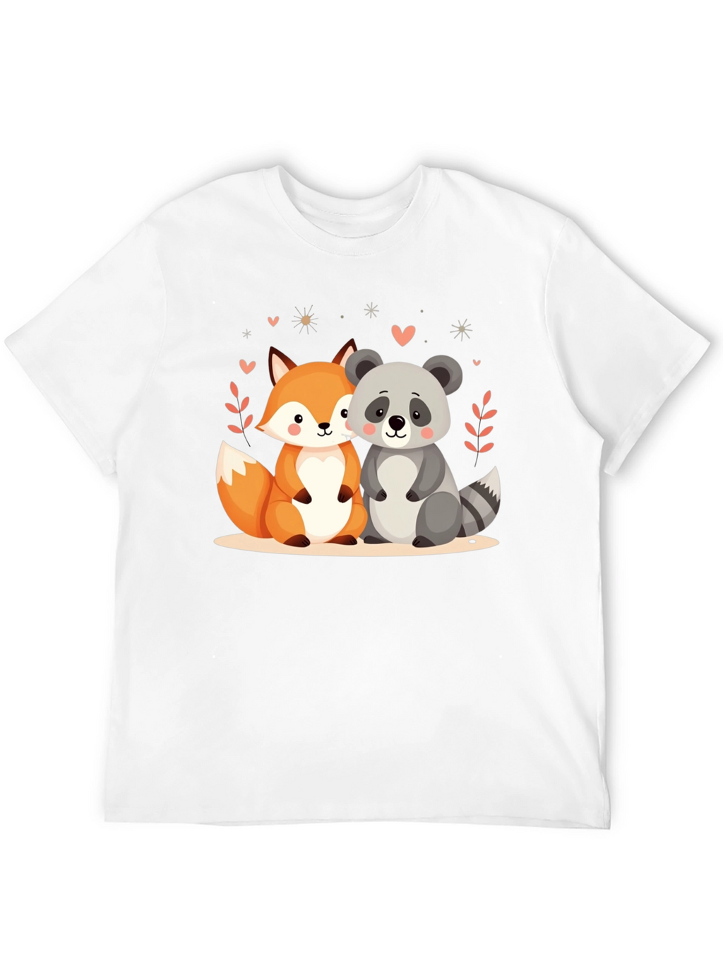 Cute Animal Friends Graphic Tee