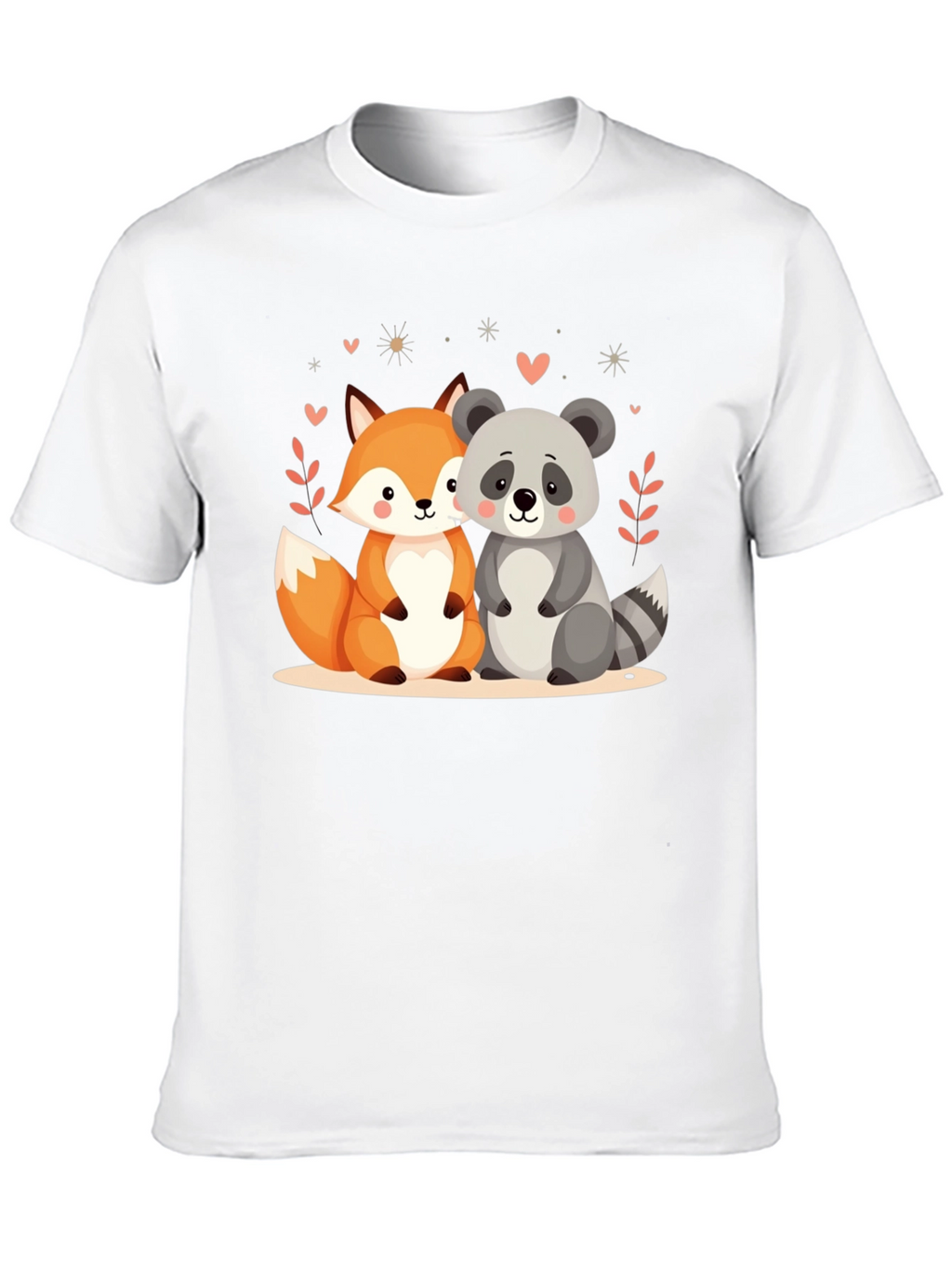 Cute Animal Friends Graphic Tee