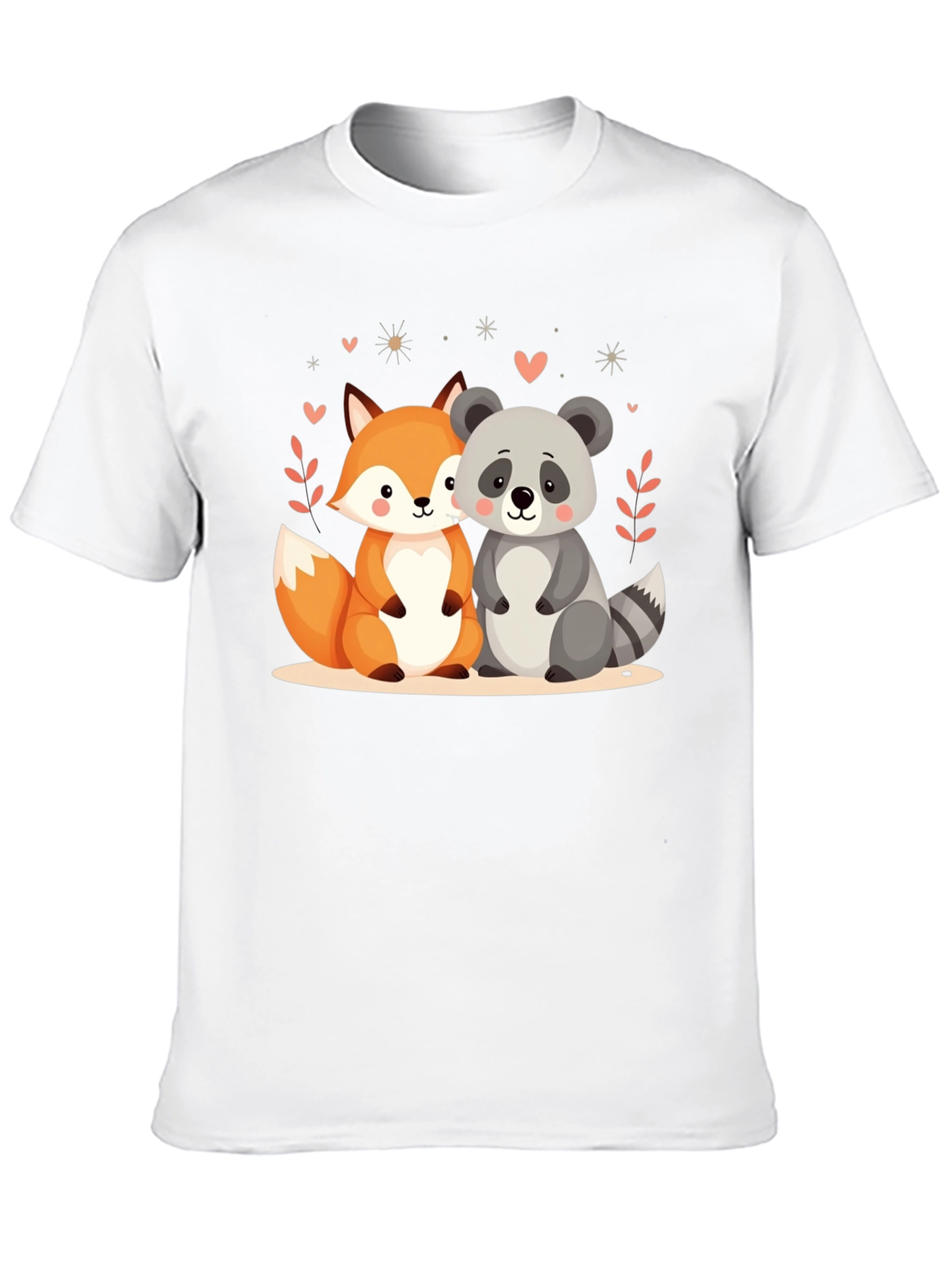 Cute Animal Friends Graphic Tee