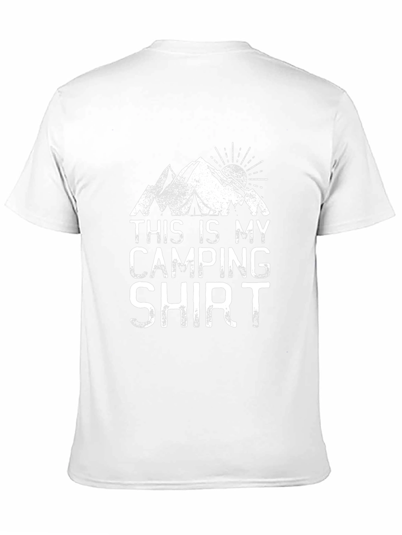 Camping Shirt - This Is My Camping Shirt Black Cotton Tee