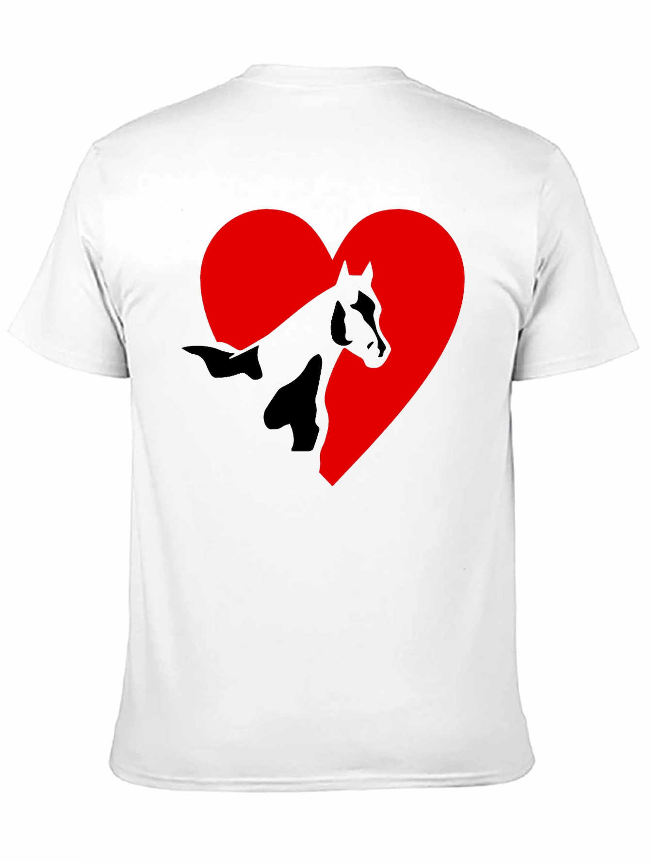 Horse Heart Graphic T-Shirt - Black Tee