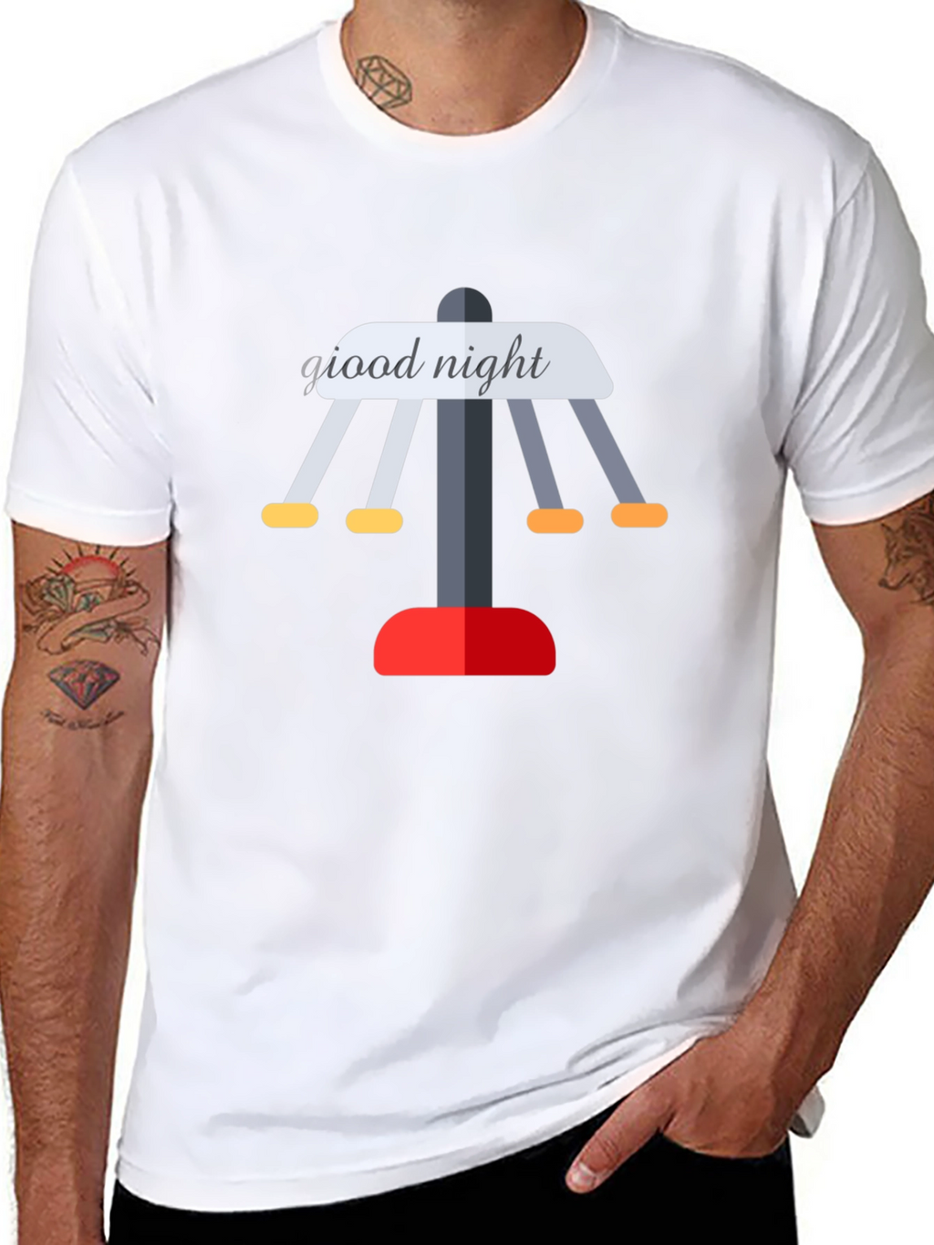 Good Night Merry-Go-Round Graphic Tee