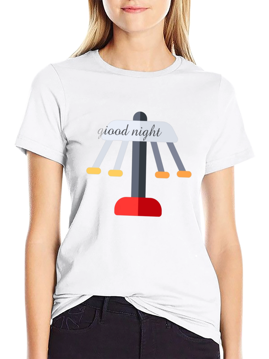 Good Night Merry-Go-Round Graphic Tee