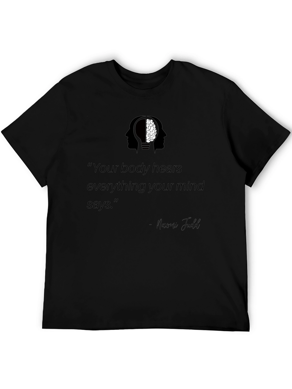 Mind-Body Connection T-Shirt - Inspirational Quote Tee