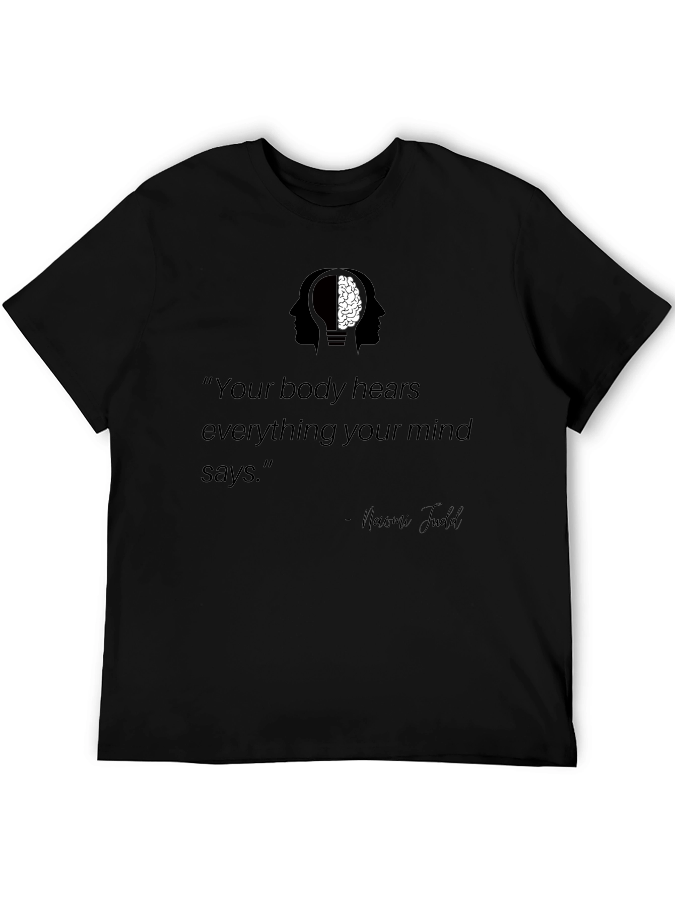 Mind-Body Connection T-Shirt - Inspirational Quote Tee