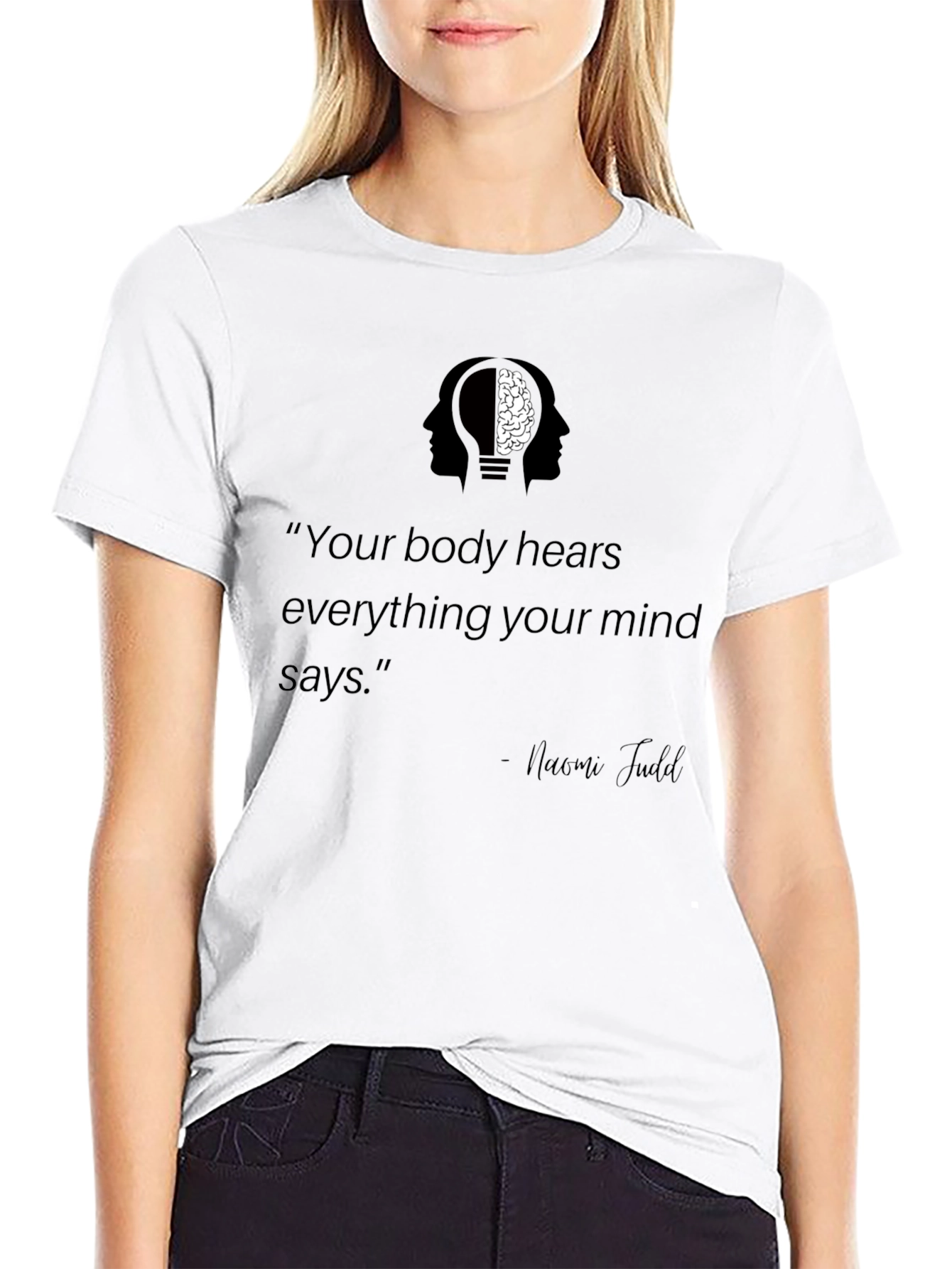 Mind-Body Connection T-Shirt - Inspirational Quote Tee