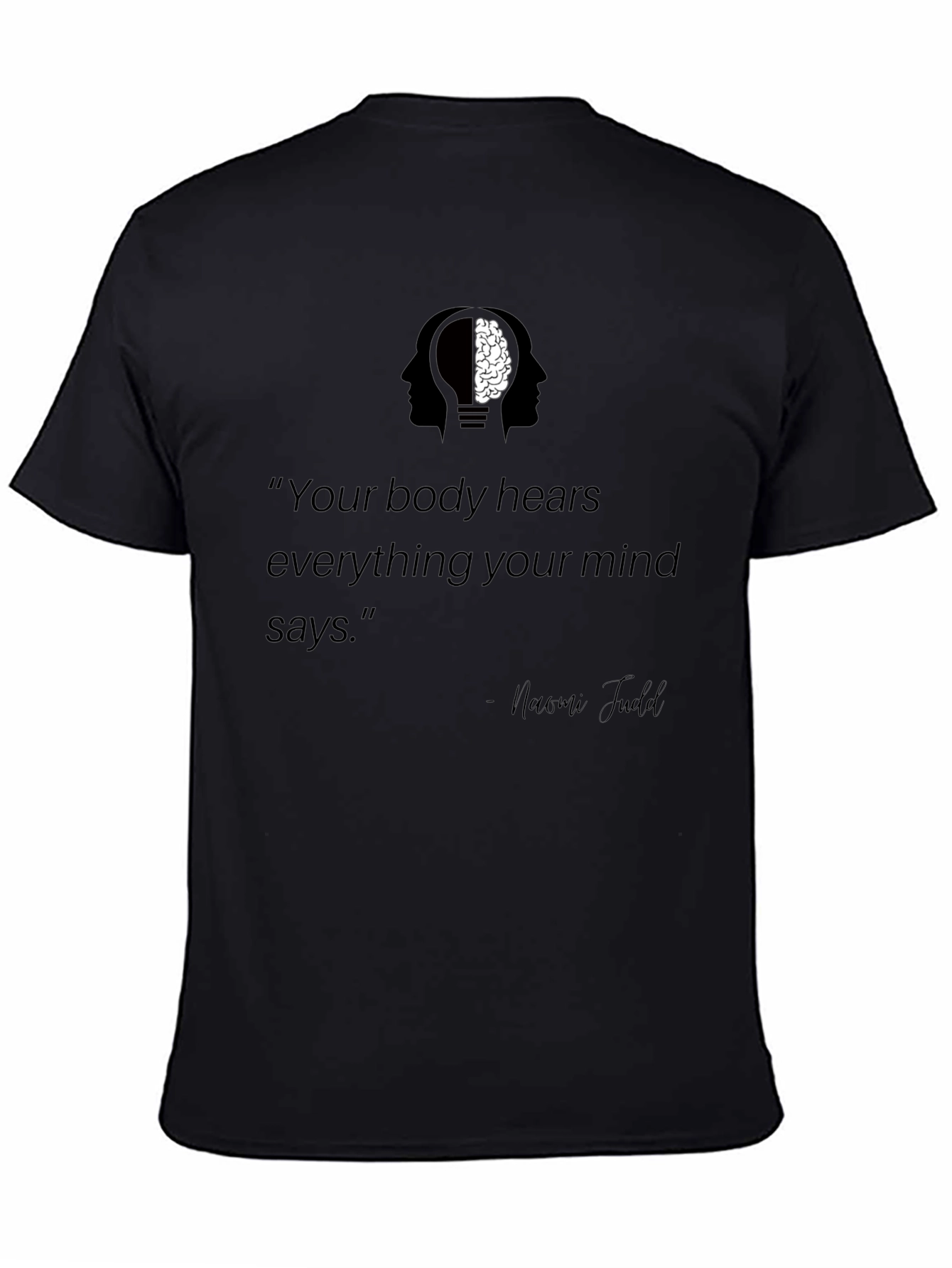 Mind-Body Connection T-Shirt - Inspirational Quote Tee