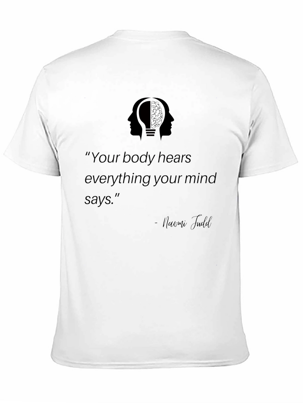 Mind-Body Connection T-Shirt - Inspirational Quote Tee