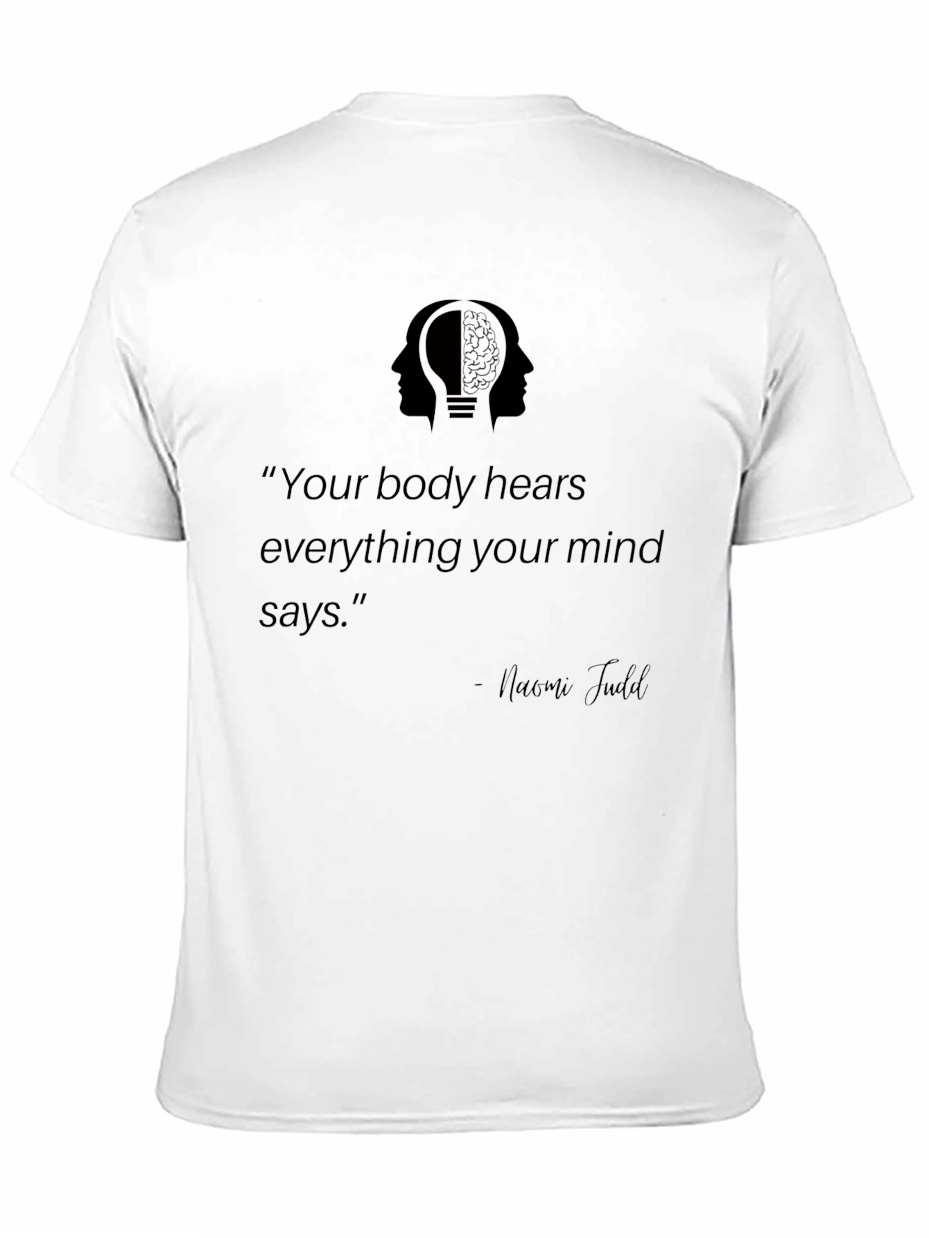 Mind-Body Connection T-Shirt - Inspirational Quote Tee