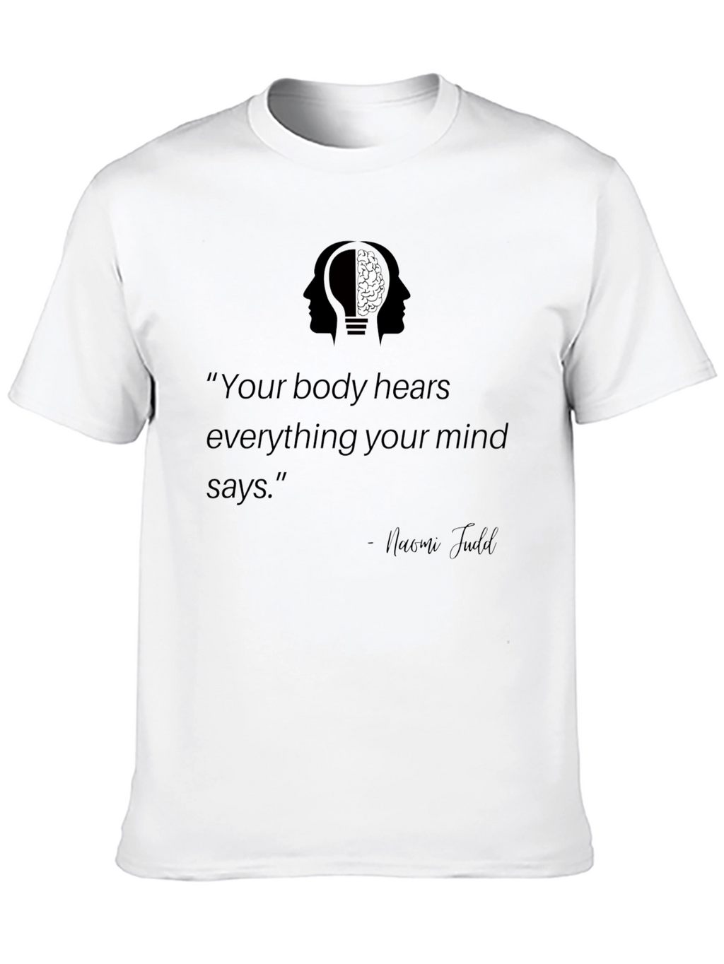 Mind-Body Connection T-Shirt - Inspirational Quote Tee
