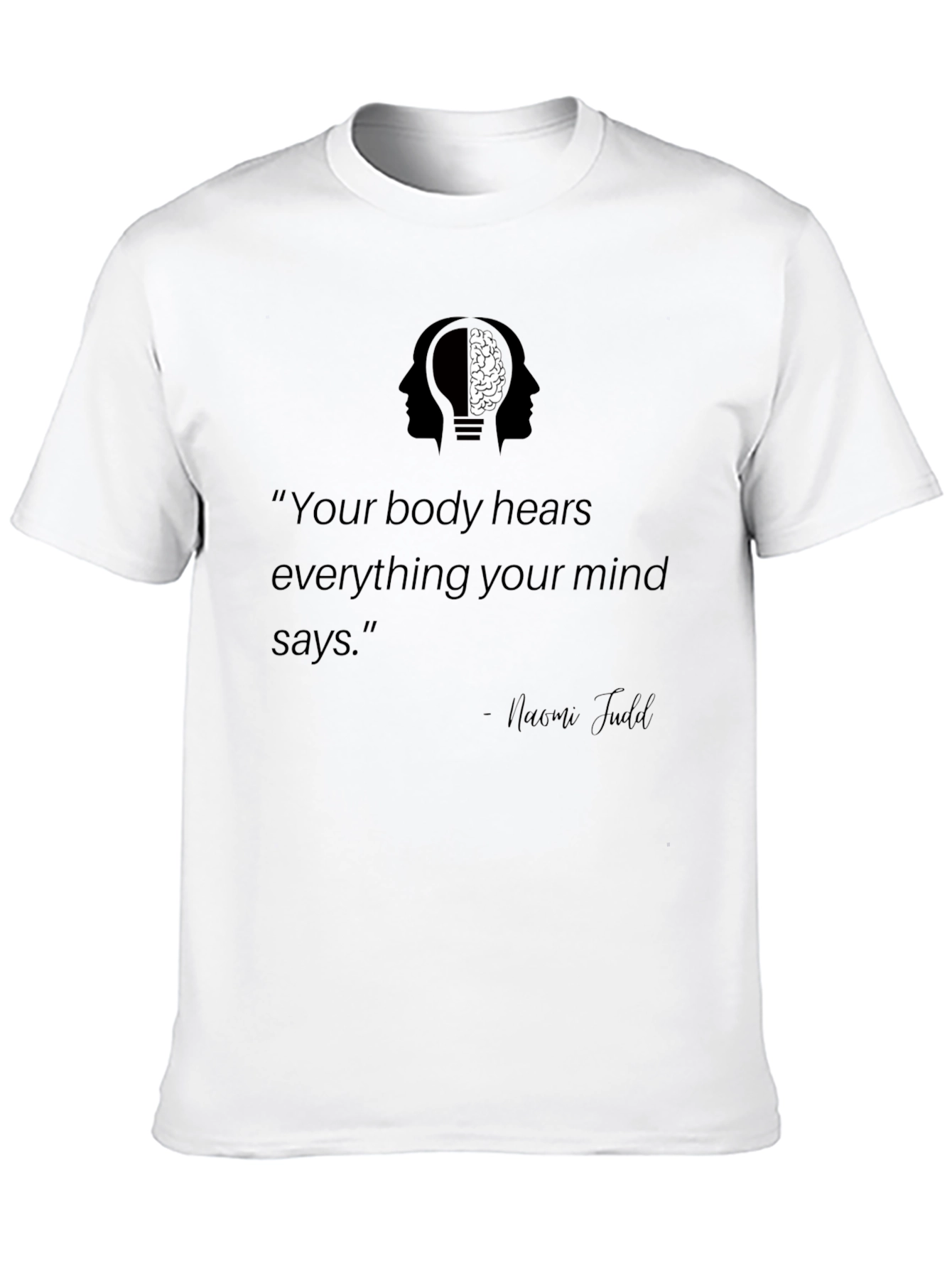 Mind-Body Connection T-Shirt - Inspirational Quote Tee