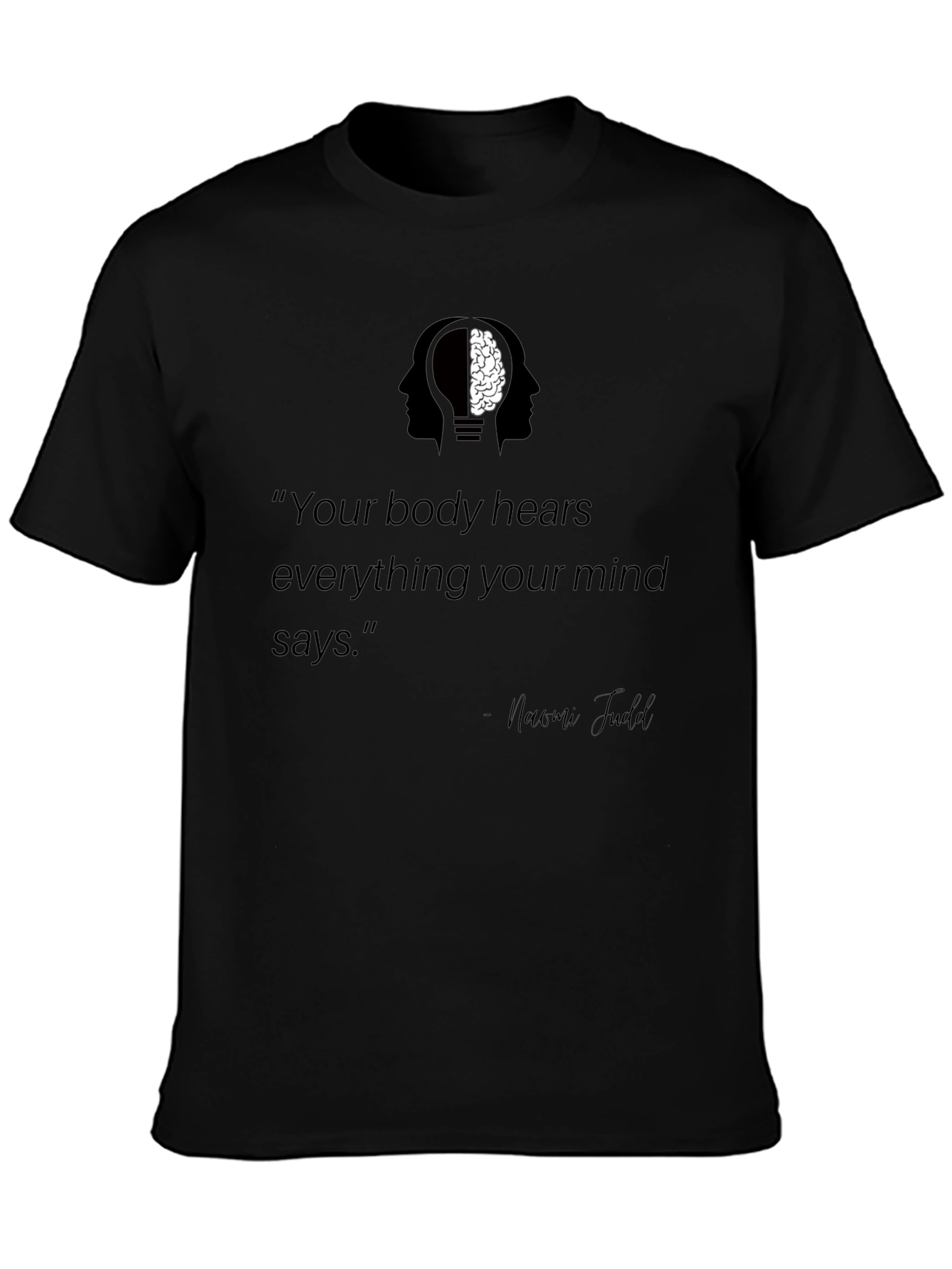 Mind-Body Connection T-Shirt - Inspirational Quote Tee