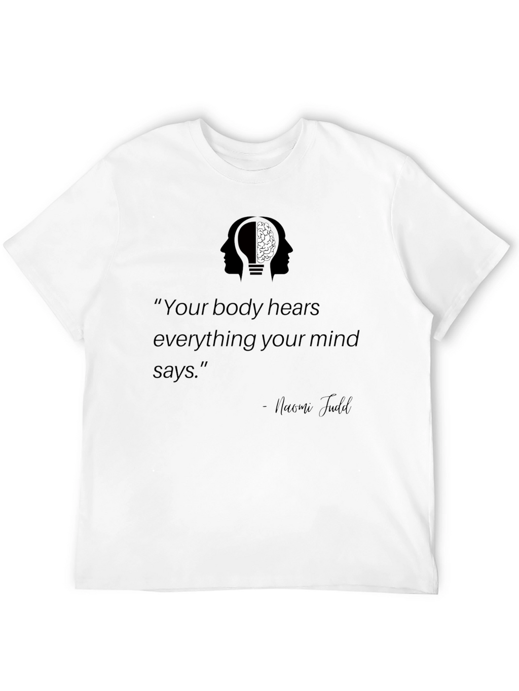 Mind-Body Connection T-Shirt - Inspirational Quote Tee