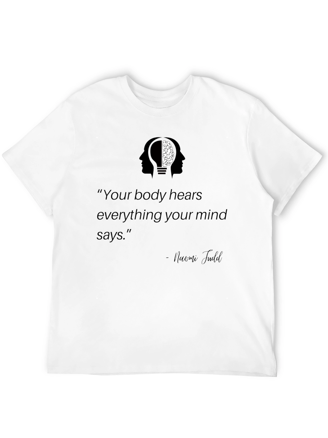 Mind-Body Connection T-Shirt - Inspirational Quote Tee